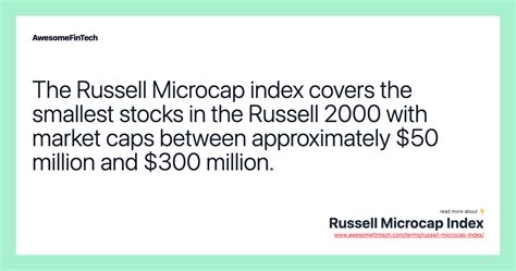 russell microcap index companies